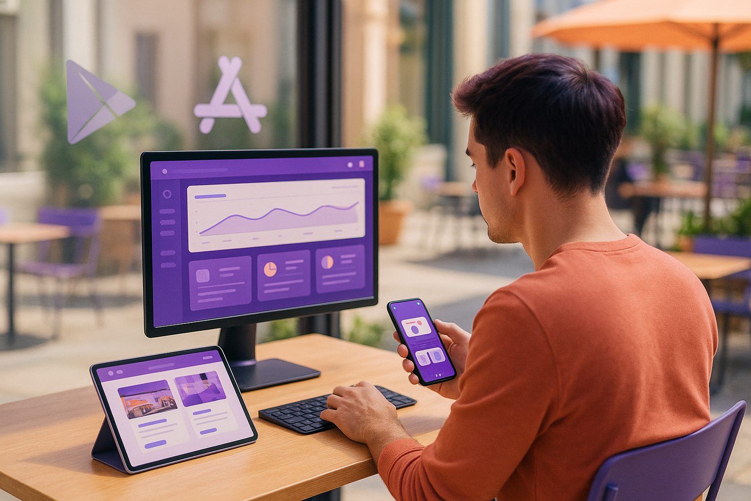 Illustration for article: From Website to App: The Realistic Journey from First Click to App Store (With Push, Testing & Beyond) — turn your website into an app