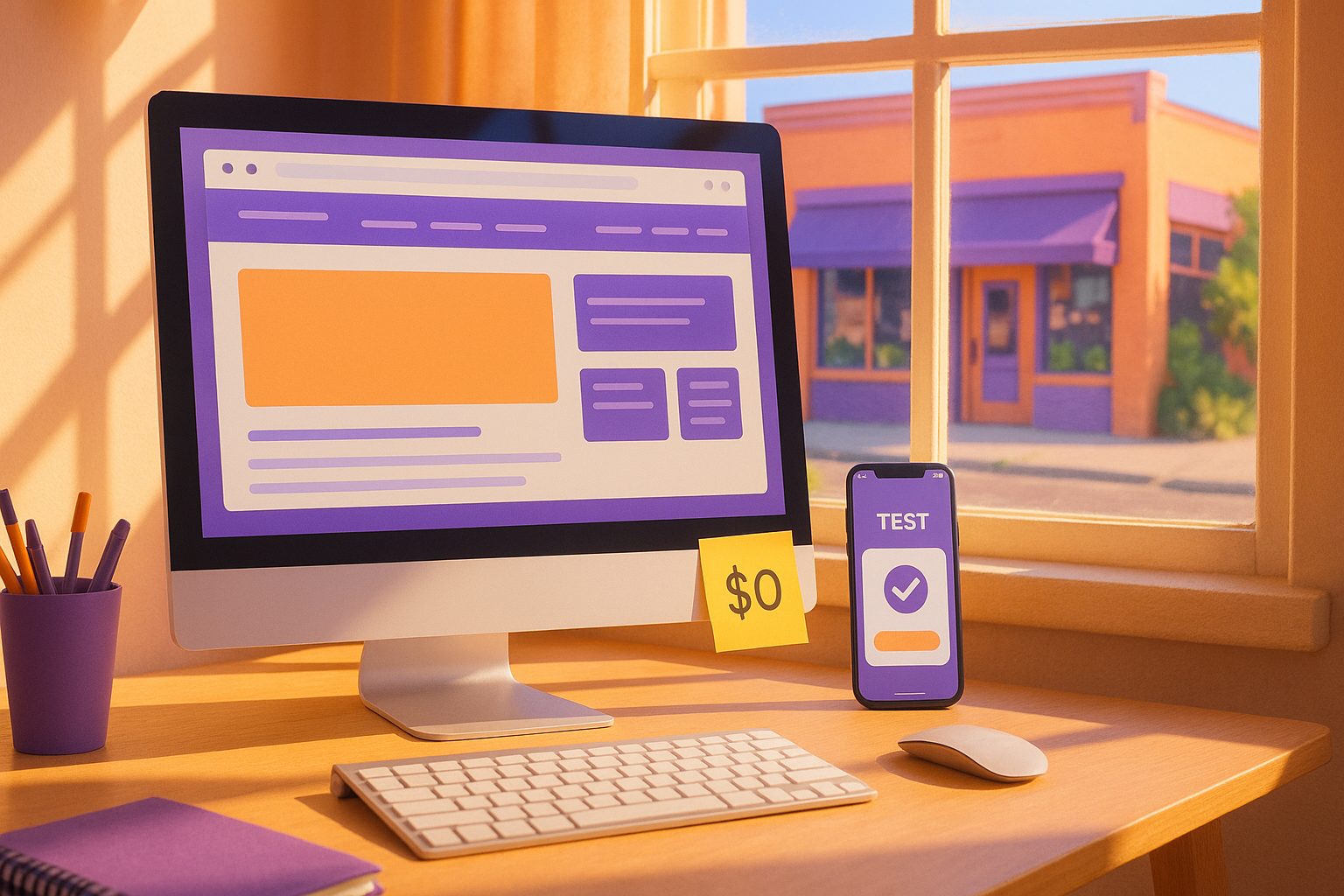 Illustration for article: How to Build a Real App From Your Website for the Lowest Possible Cost: Transparent Steps, Free Testing, and Smart Savings — cheapest way to build app from website