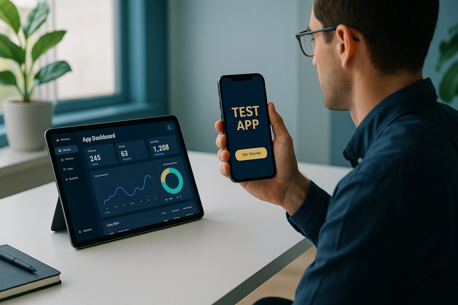 Illustration for article: How to Create a Mobile App From Your Website—With Instant APK Testing and Real Push Notifications (No Coding Needed) — create mobile app from website