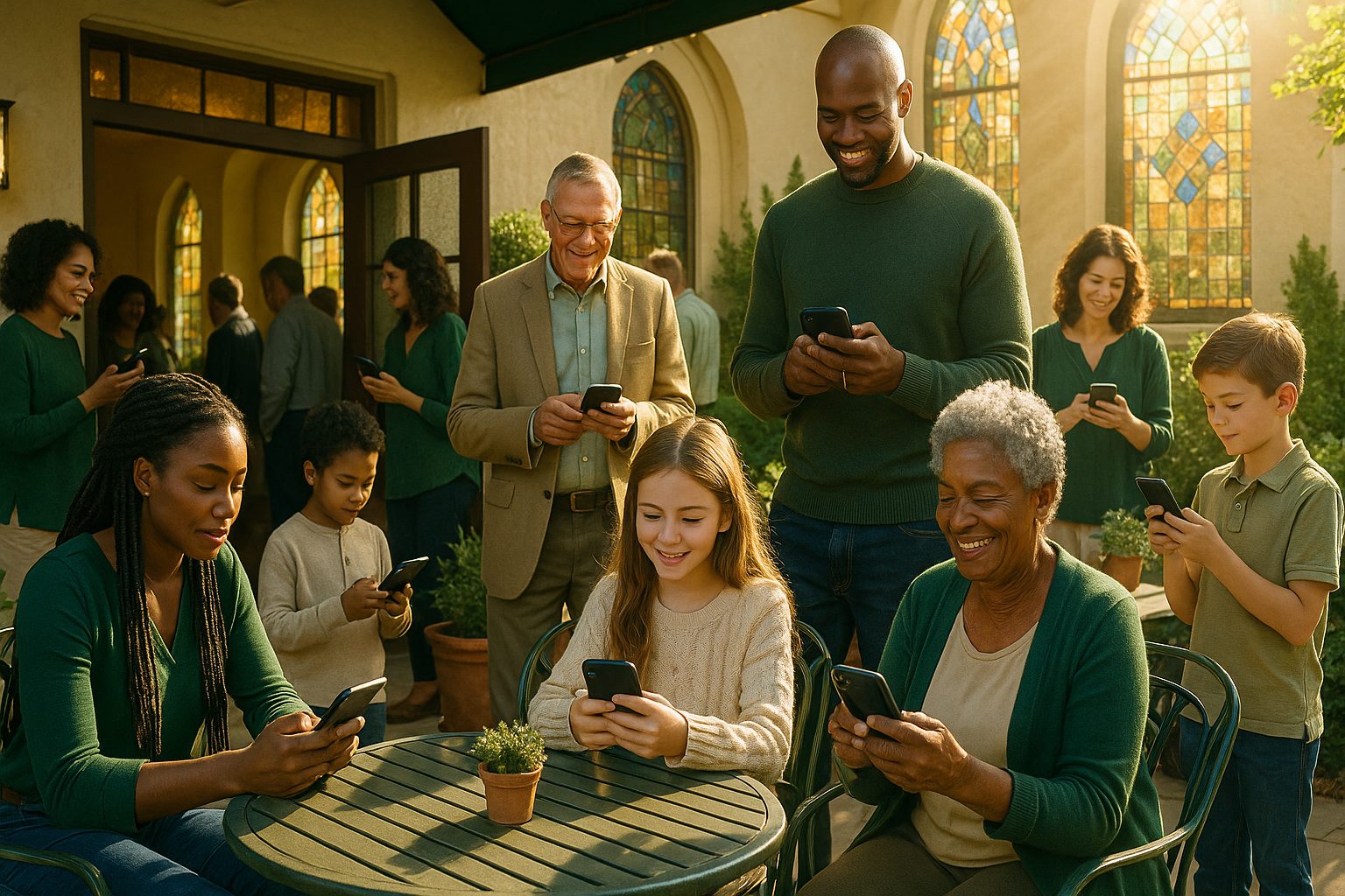 Illustration for article: How to Turn Your Church Website Into a Mobile App: The Complete 2024 Guide for Community Engagement (No Coding Needed) — apps for churches