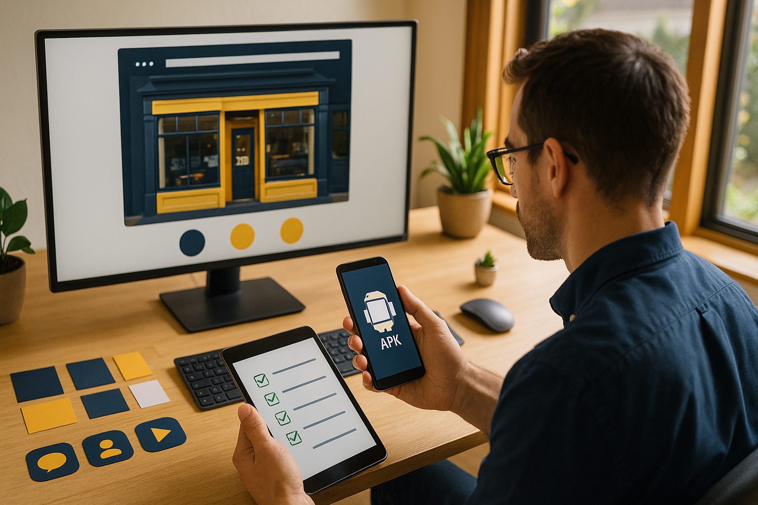 Illustration for article: Inside the Best App Builders: A Transparent, Step-by-Step Workflow From Website to App Store (With Free Testing Before You Commit) — app builder best