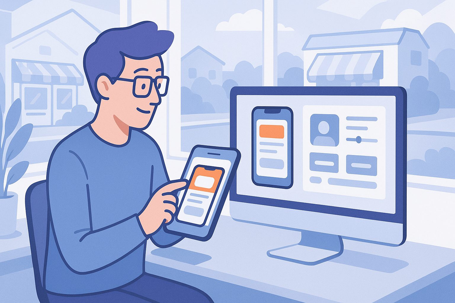 Illustration for article: No-Code, No Surprises: The Transparent Owner’s Guide to Turning Your Website Into a Real App (With Free Test APK and Push Notifications) — turn website into app without coding