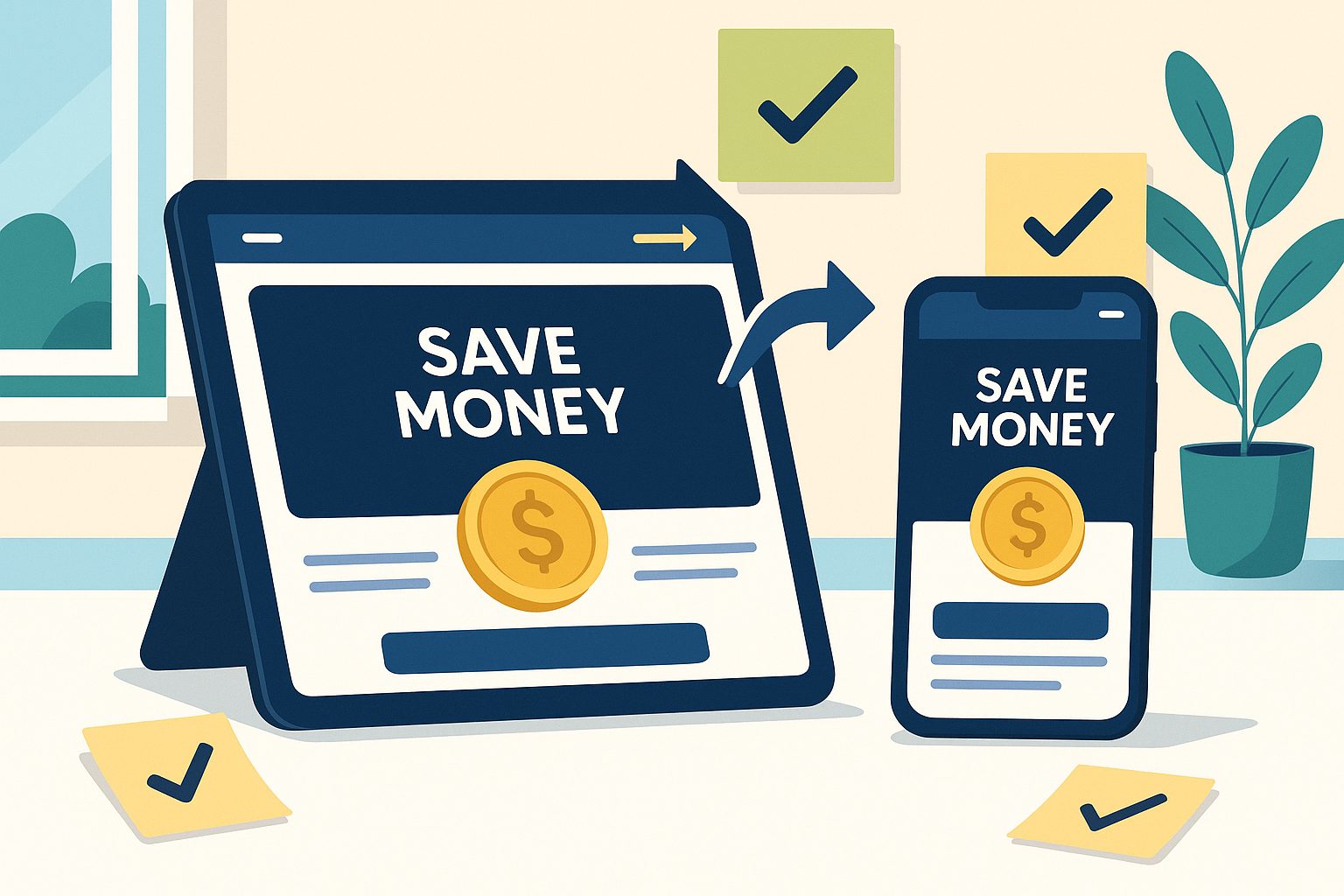 Illustration for article: How to Build an App From Your Website on a Budget: Transparent Steps, Real Cost-Saving Tips, and a Free Test Preview — cheapest way to build app from website