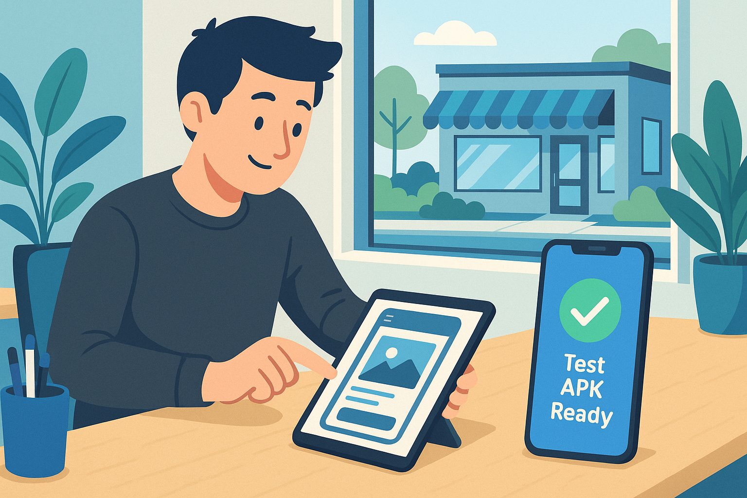 Illustration for article: How to Make a Website App for Free: Real Testing, No Coding, and No Upfront Costs