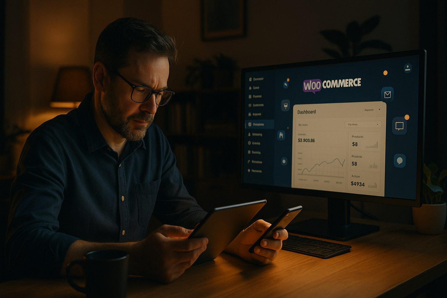 Illustration for article: Troubleshooting Your WooCommerce to Mobile App Conversion: Real Solutions for Sync, Push, and Plugin Problems — convert WooCommerce to mobile app